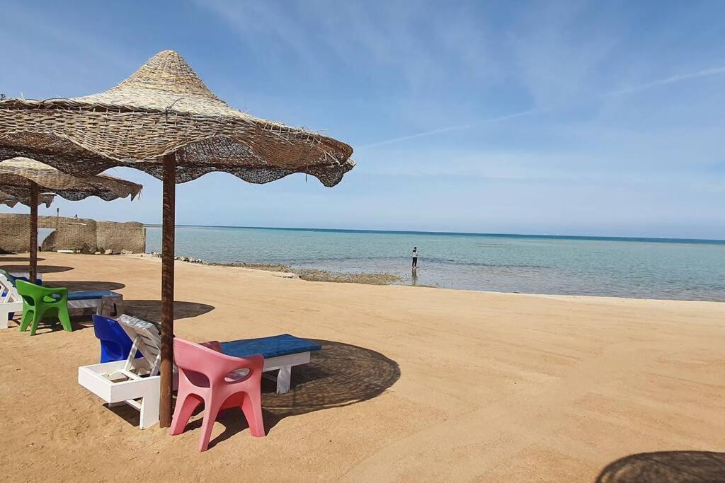 Casablanca Beach Direct Sea View Tow Bedroom Apartment الغردقة المظهر الخارجي الصورة