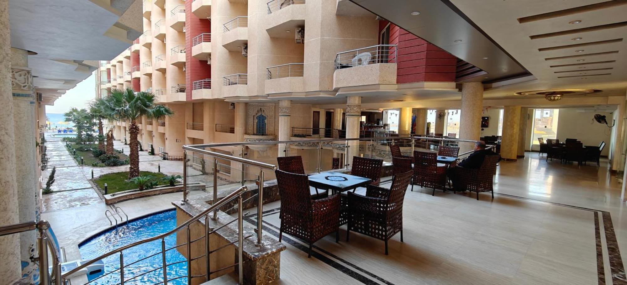 Casablanca Beach Direct Sea View Tow Bedroom Apartment الغردقة الغرفة الصورة
