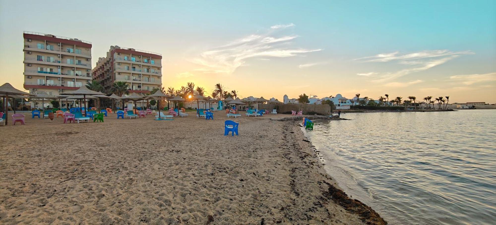 Casablanca Beach Direct Sea View Tow Bedroom Apartment الغردقة الغرفة الصورة